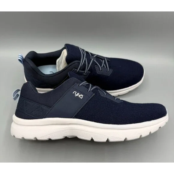 Ryka Navy Blue and White Women's Sneakers - Picture 1 of 12